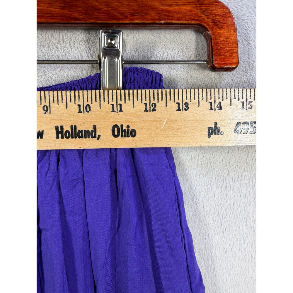 A.B. Lambdin Pants Women Large Purple Vintage Retro High Waist Rayon Trousers - Picture 5 of 8